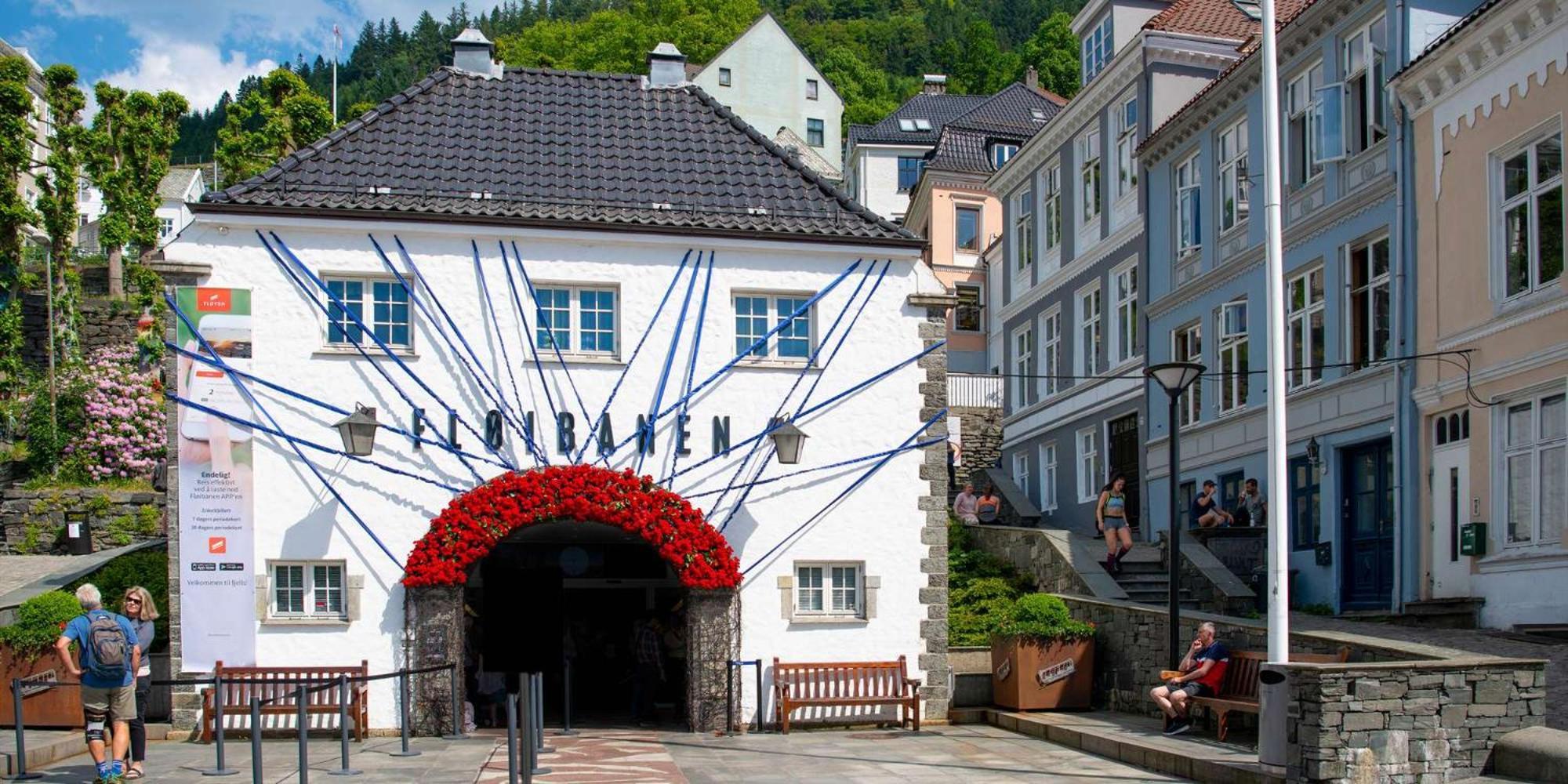 ベルゲンBryggen // Floyen Livingアパートメント エクステリア 写真