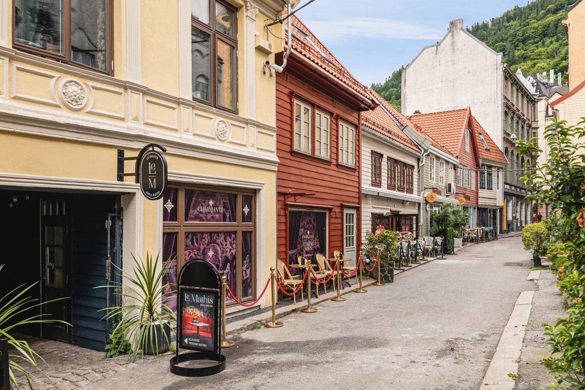 ベルゲンBryggen // Floyen Livingアパートメント エクステリア 写真